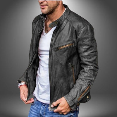 James | Men's Handcrafted Leather Jacket
