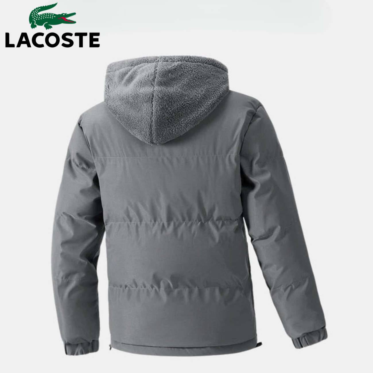 Vadderad vinterjacka med fleecehuva || REA