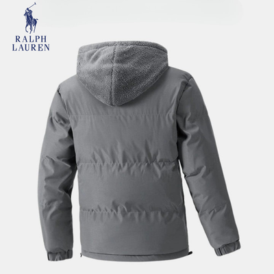 Vadderad vinterjacka med fleecehuva || REA