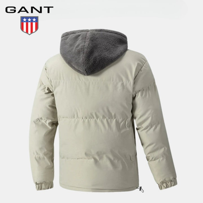 Vadderad vinterjacka med fleecehuva || REA