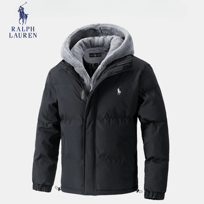 Vadderad vinterjacka med fleecehuva || REA