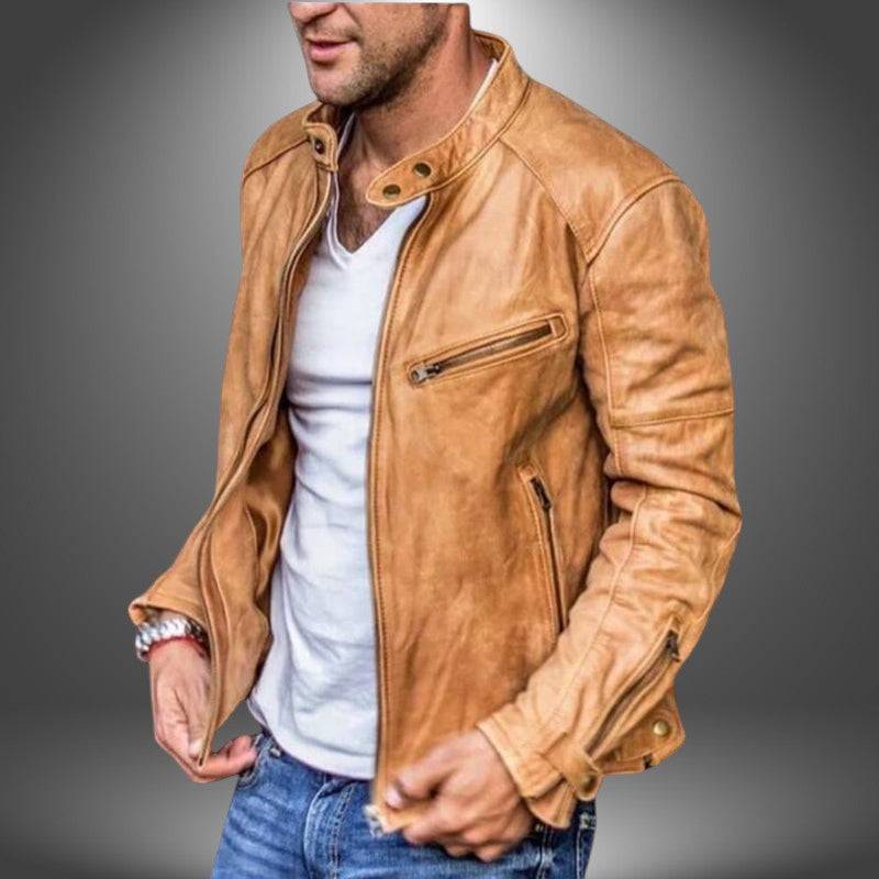 James | Men's Handcrafted Leather Jacket