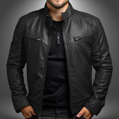 Varenzo | Men's Handcrafted Leather Jacket