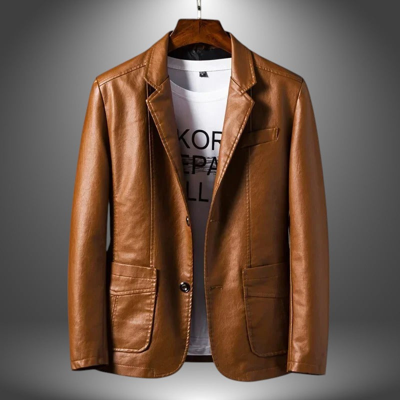 Lewis | Men's Handcrafted Leather Jacket