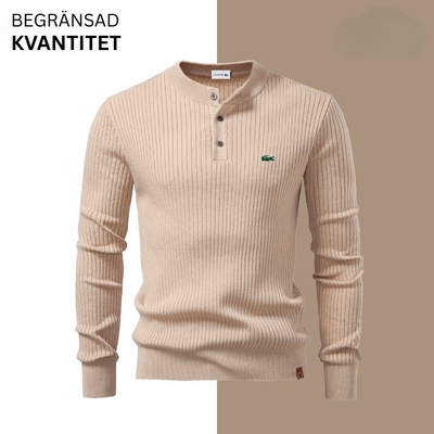 Aristokratisk Ribbstickad Tröja - UTFÖRSÄLJNINGSPRIS