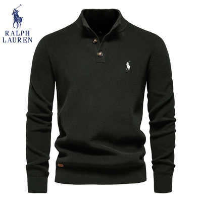 Premium Stickad Henleytröja || Utförsäljning