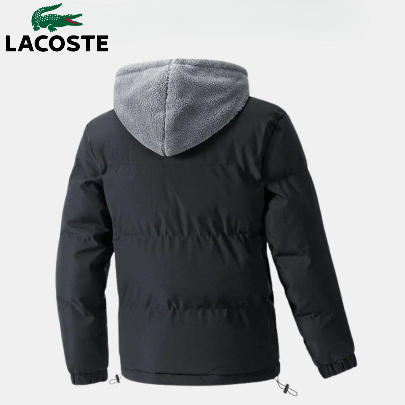 Vadderad vinterjacka med fleecehuva || REA