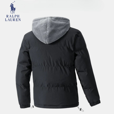 Vadderad vinterjacka med fleecehuva || REA