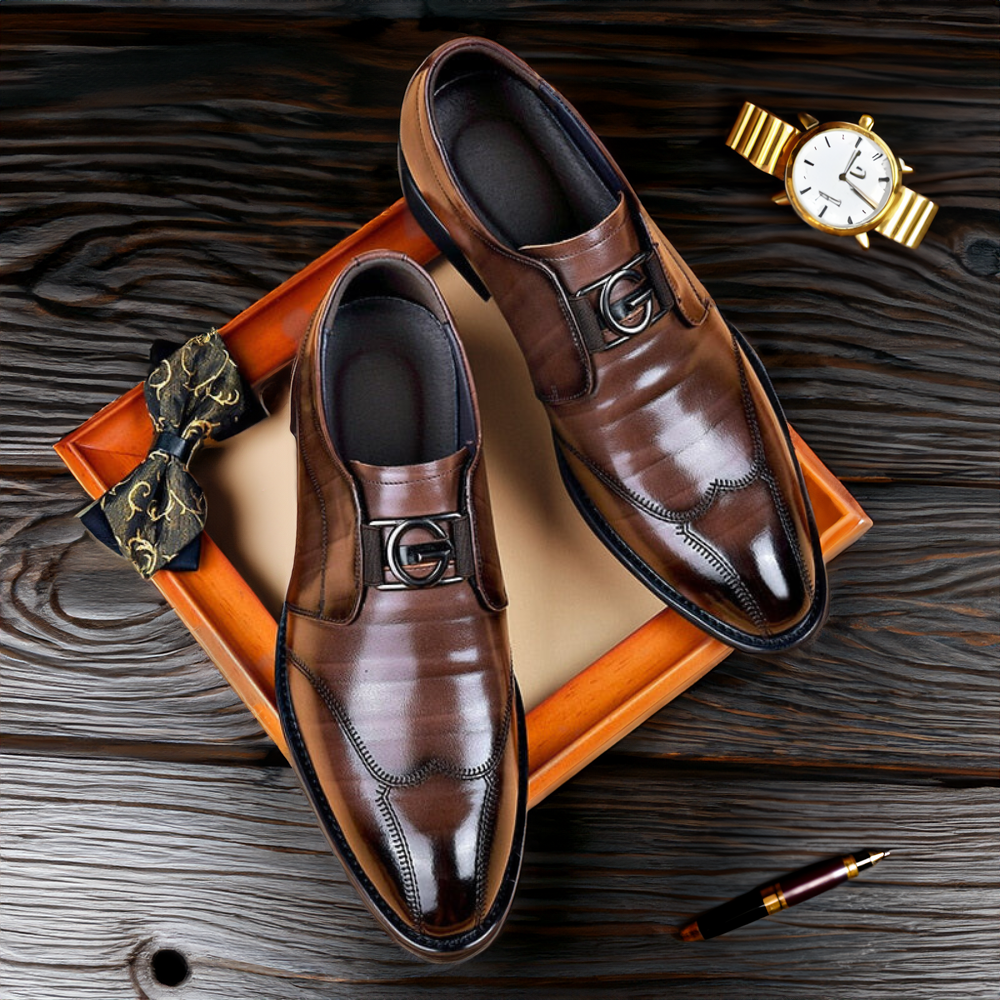 Leonardo™ | Boss-style Leather Shoes